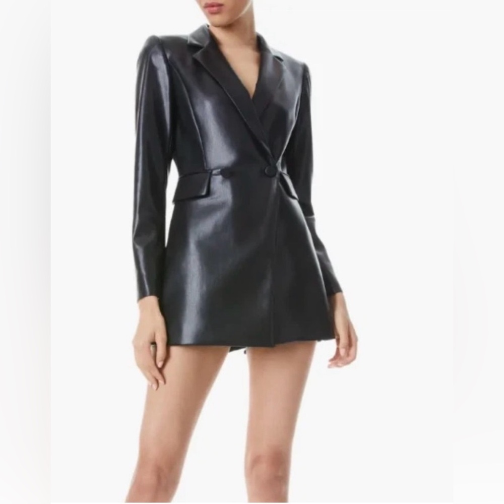 alice + olivia Women's Black Playsuit-romper